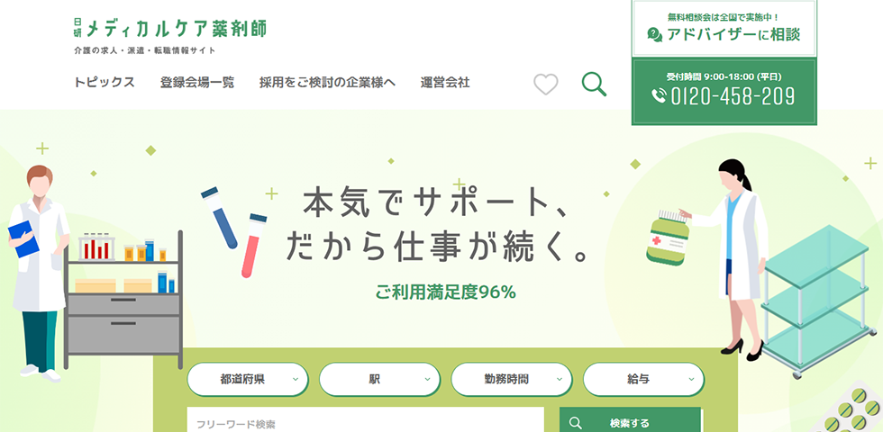 日研メディカルケア薬剤師