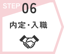 STEP06　内定・入職