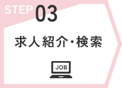 STEP03 求人紹介・検索