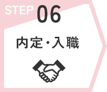 STEP06　内定・入職