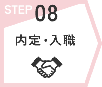 STEP08　内定・入職